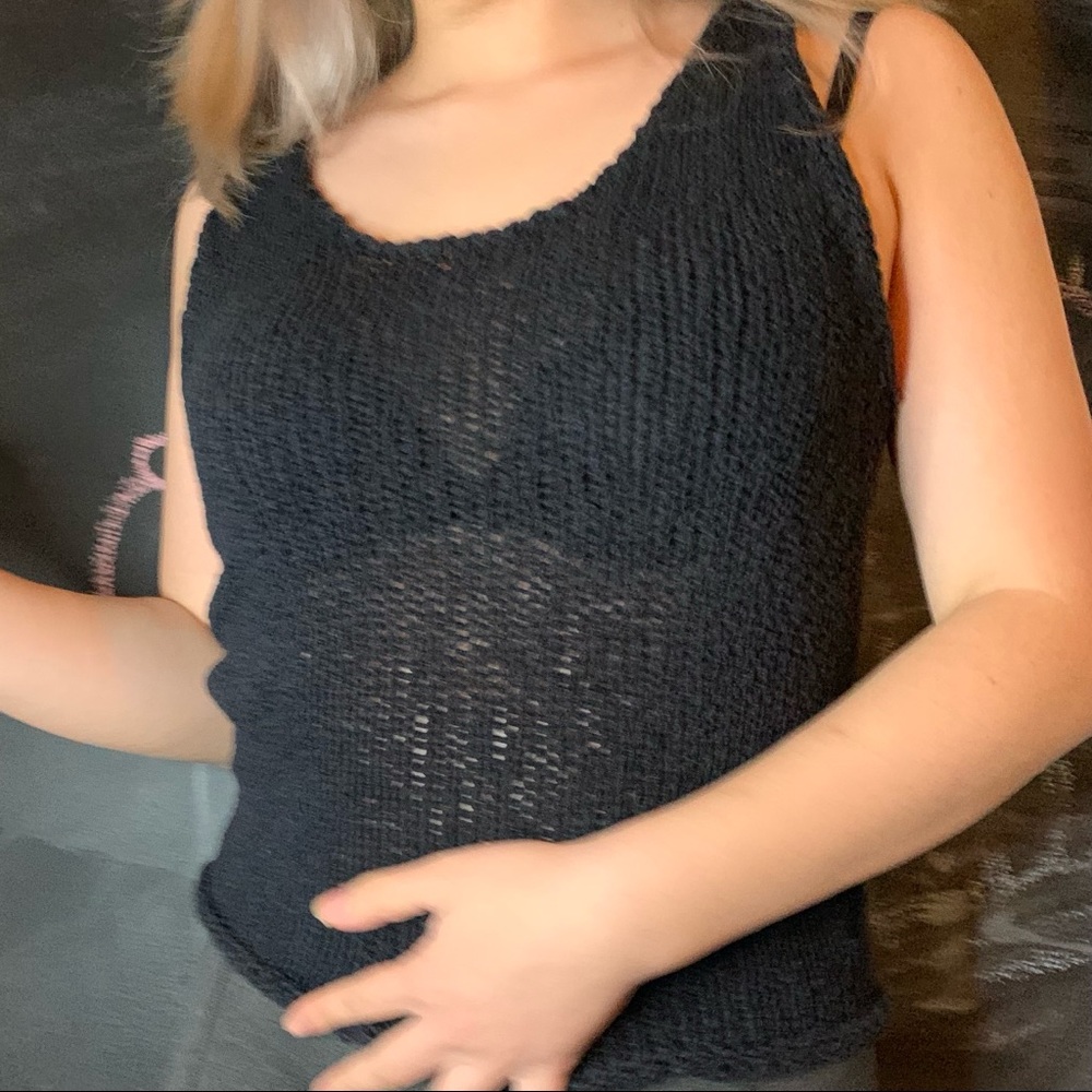 Vintage Giorgio Armani Crochet Tank Top